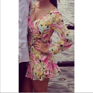 Lush Floral Romper